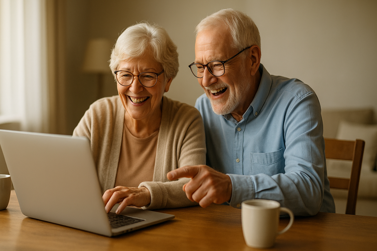 Pensionisten am Laptop